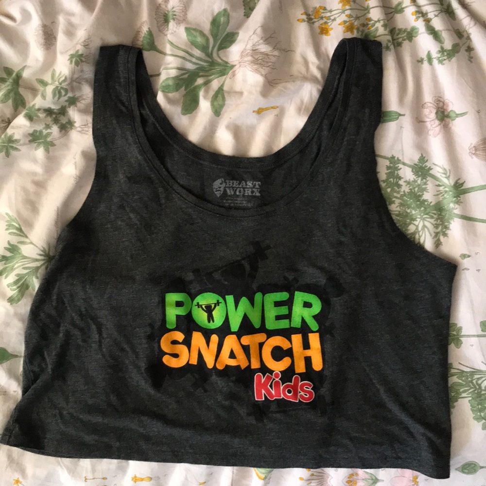 Beast Worx Power Snatch Kids Crop Tank